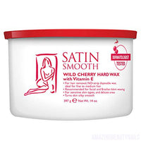 Satin Smooth Wild Cherry Hard Wax (Strip-less) 400g (14 oz) Can