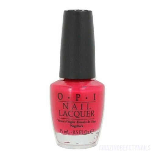 OPI Nail Lacquer Polish T19 Too Hot Pink To Hold 'Em .5 fl oz/15 ml