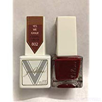 Gel Matching SOAK Off Gel & Nail Lacquer YES WE Kanji #802 by VETRO