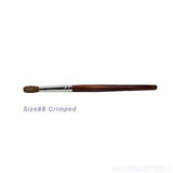 Kolinsky Acrylic Brush Size #8 - Crimped