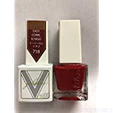 Gel Matching SOAK Off Gel & Nail Lacquer Easy Come Ichigo #718 by VETRO