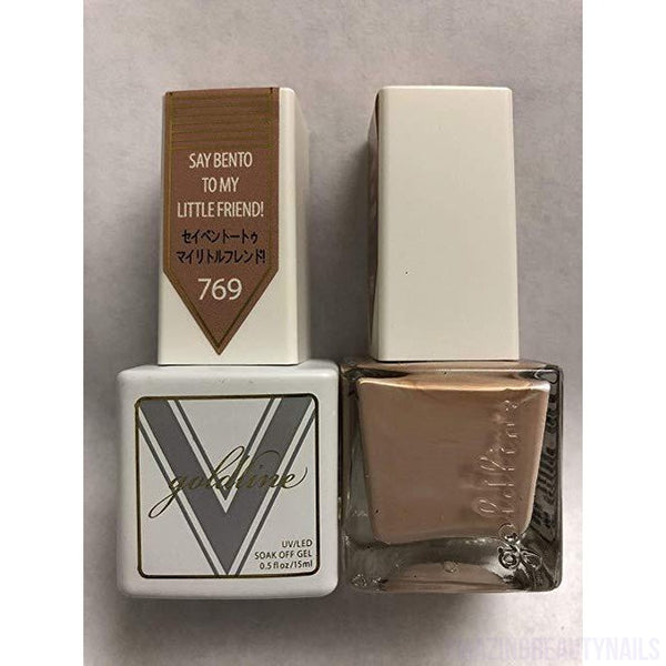 Gel Matching SOAK Off Gel & Nail Lacquer SAY BENTO to My Little Friend #769 by VETRO