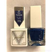 Gel Matching SOAK Off Gel & Nail Lacquer See You Tsunami #773 by VETRO