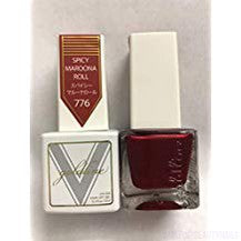 Gel Matching SOAK Off Gel & Nail Lacquer Spicy MAROONA ROLL #776 by VETRO