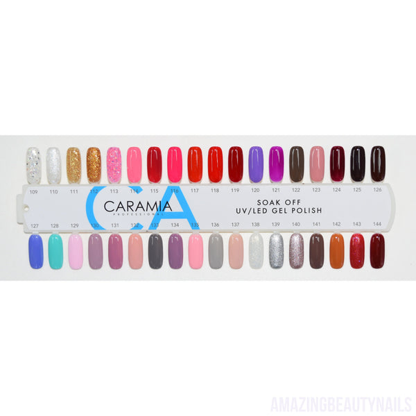Caramia Color Swatch Chart #109-144