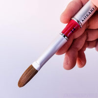 Misaki - Kolinsky Acrylic Nail Brush Powder For Manicure and Pedicure - Size #14 (Crimped)