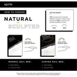 APRES GEL-X TIPS (Sculpted Square Medium) - Original Box Packaging